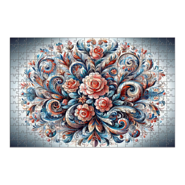 Puslespill Rosemaling