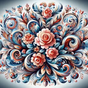 Puslespill Rosemaling