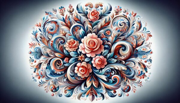 Puslespill Rosemaling