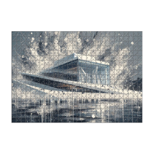 Puslespill Oslo Opera Hus Abstrakt Kunst