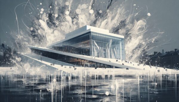 Puslespill Oslo Opera Hus Abstrakt Kunst