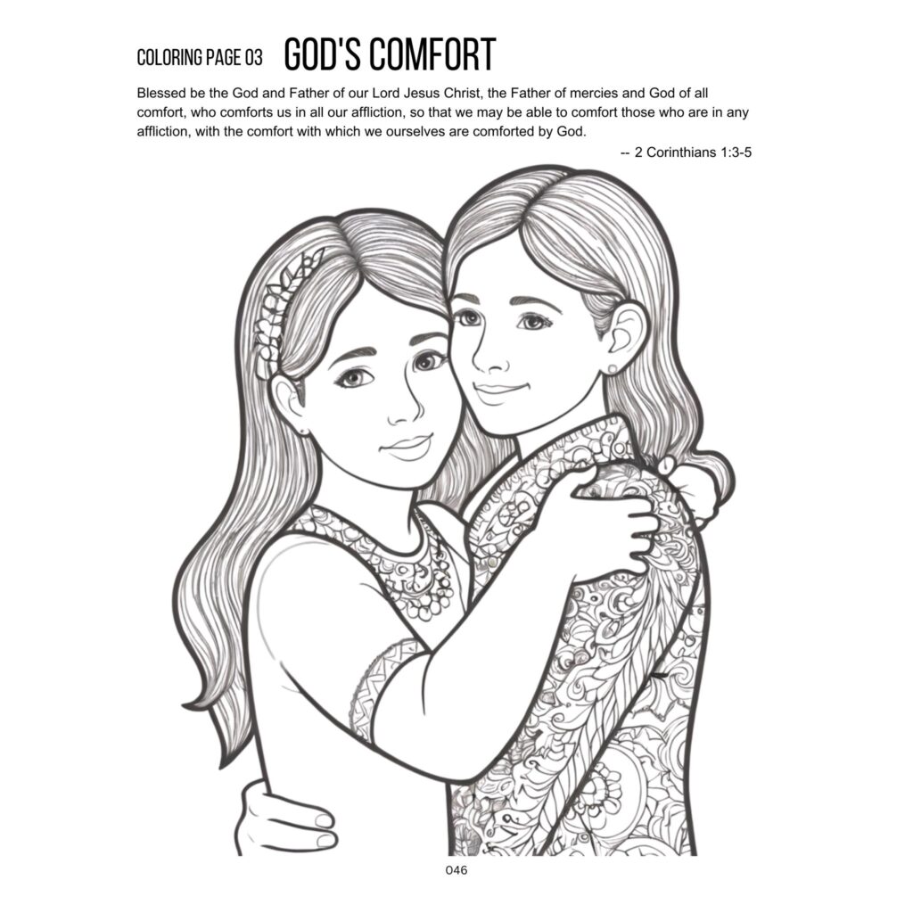 Bible activity book - coloring page