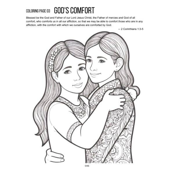 Bible activity book - coloring page